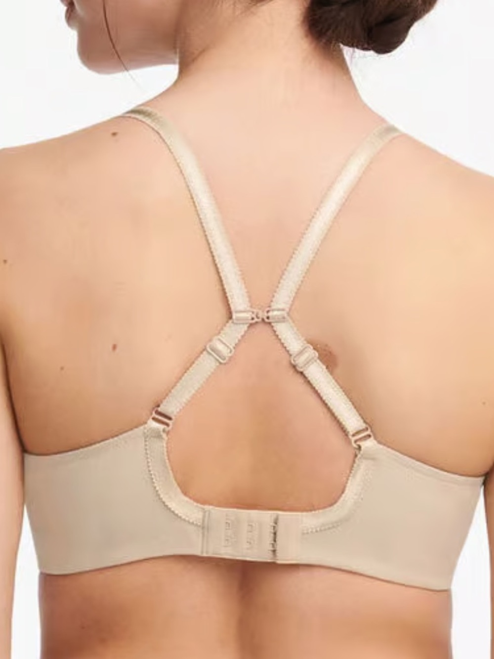 Chantelle NWT Parisian Allure Plunge Bra 32 DDDD Nude Sand Beige 32G Nude - Picture 5 of 5